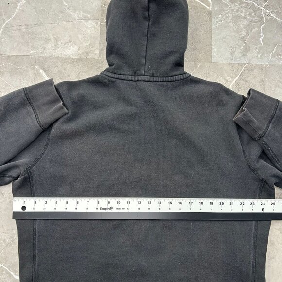 Polo Ralph Lauren Hoodie Mens XL Full Zip Black Sweatshirt Full Zip Red Pony - Picture 8 of 10